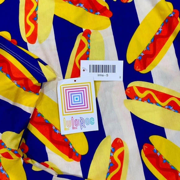 LuLaRoe Americana Irma Small NWT - Picture 7 of 10